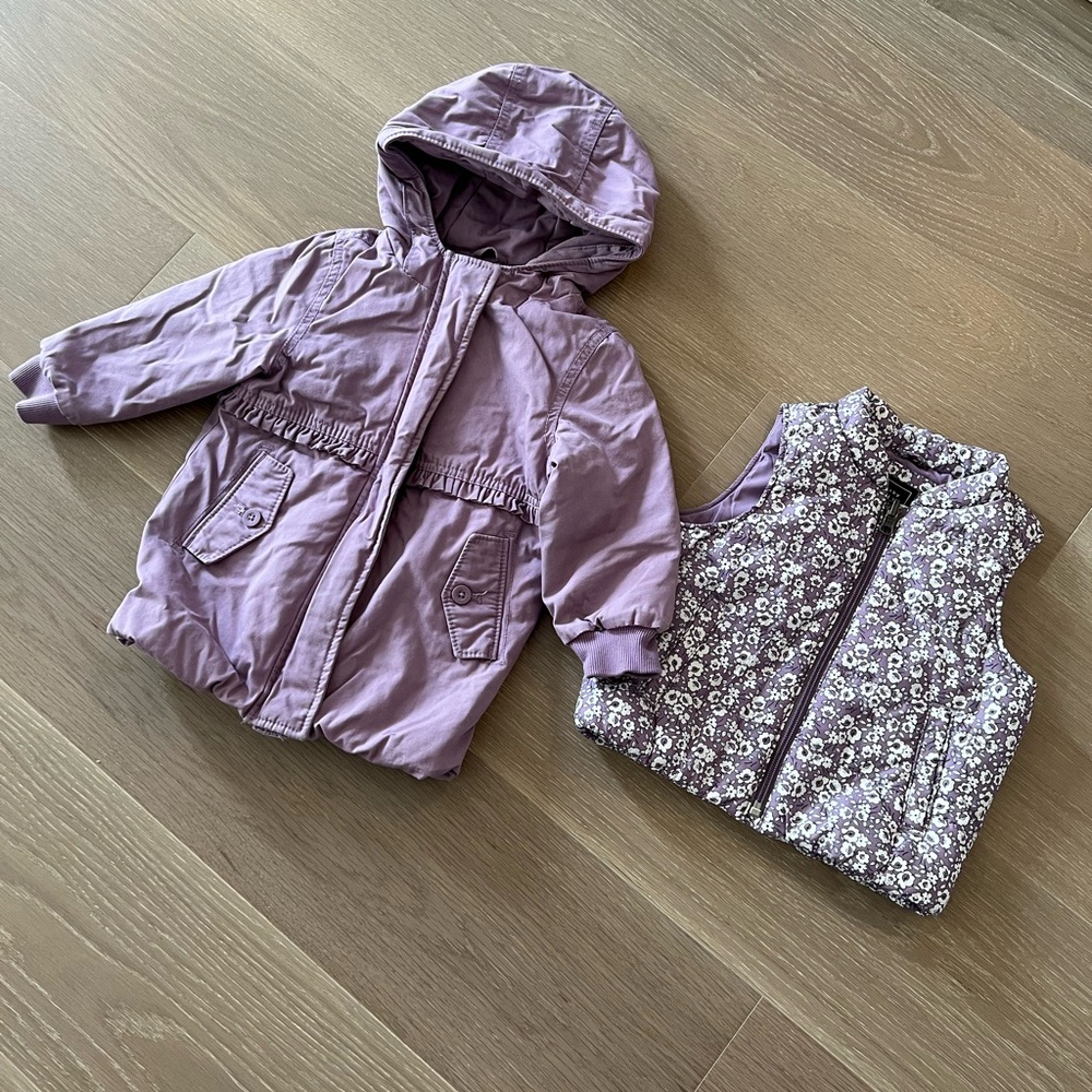 Toddler Gap coat with vest